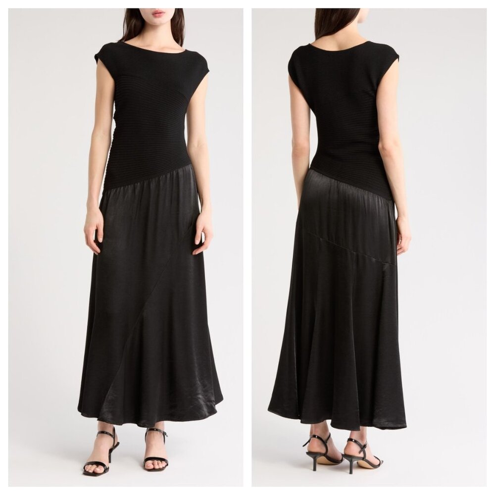Derek Lam 10 Crosby Madeline Mixed Media Dress